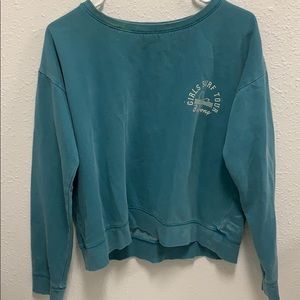Billabong surfer cropped crew neck